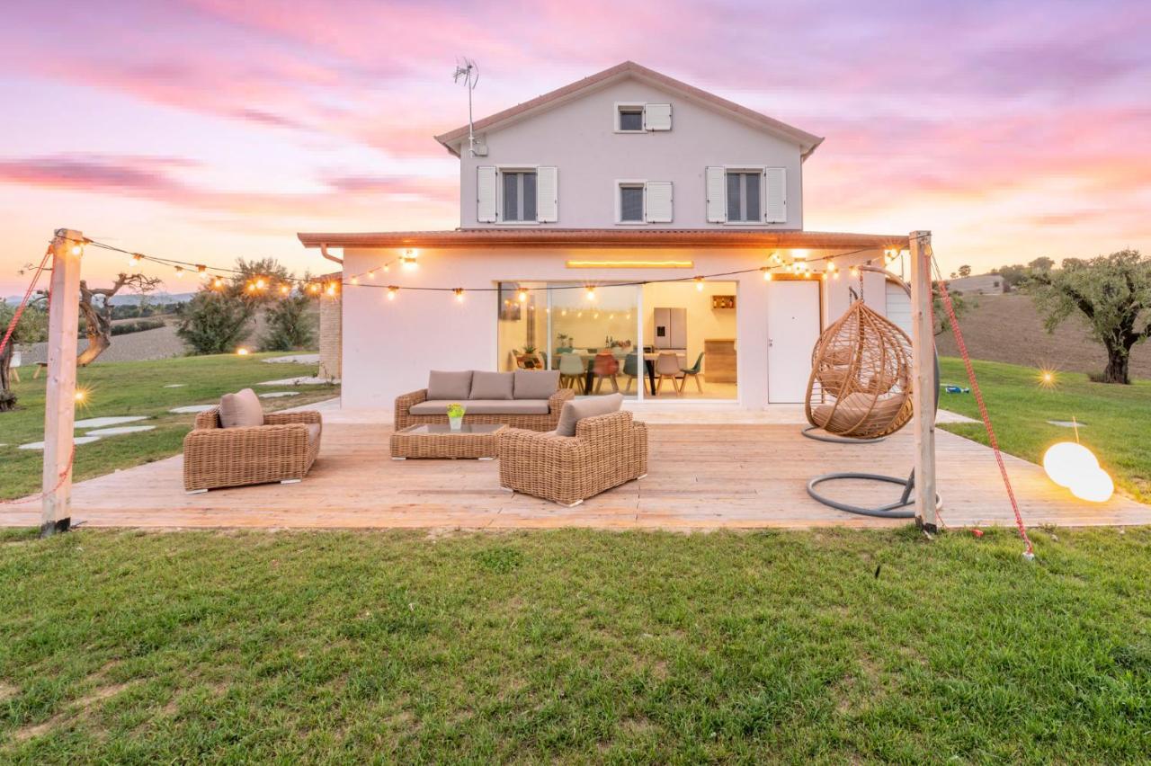Ferienwohnung Casal Del Sole - La Ginestra Montefelcino Exterior foto