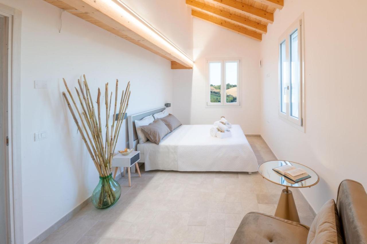Ferienwohnung Casal Del Sole - La Ginestra Montefelcino Exterior foto